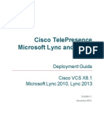 Cisco VCS Microsoft Lync Deployment Guide X8 1