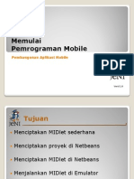 JENI Slides J2ME 02 Memulai Pemrograman Mobile v1.0