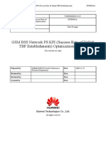  GSM BSS Network PS KPI Uplink TBF Establishment Success Rate Optimization Manual