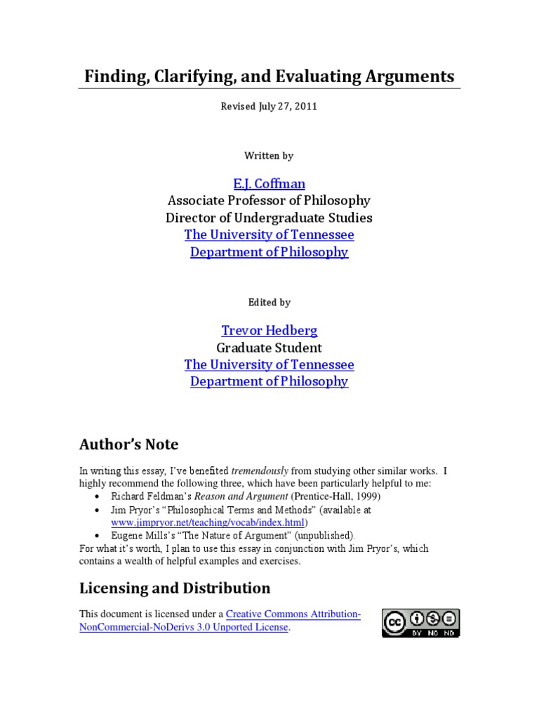 An argument is not valid when image