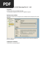 Howto Configure A SOAP Client Using Web AS 6.40: Prerequisites