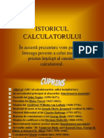 Istoria Calculatoarelor