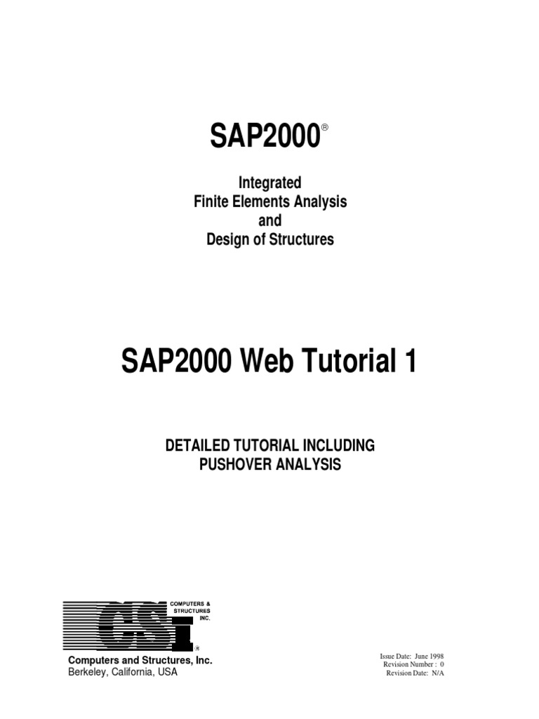 SAP 2000 Design | PDF | Button (Computing) | Dialog Box