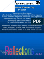 International Women's Day: 8 March