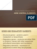 Gene Control Elements