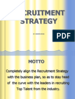 Recruitment Strategy: By: Pramita Singh