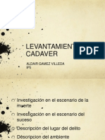 Levantamiento de Cadaver