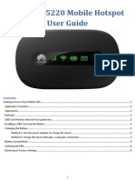 Huawei e5220 Hotspot User Guide