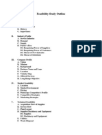 Feasibility Study Outline