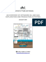 Offshore Oil and Gas Overview of (Dti)