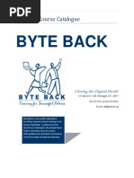 Byte Back 2009-10 Course Catalogue