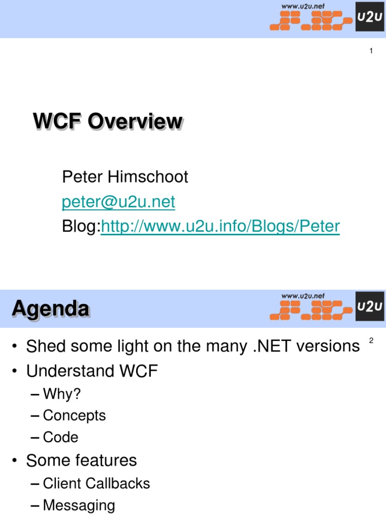 WCF for .NET Developers | PDF | Windows Communication Foundation | Soap