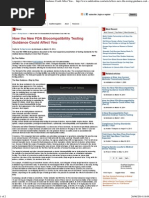 How the New FDA Biocompatibility Testing Guidance