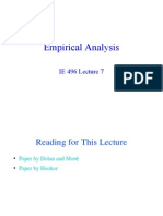 Emprical Analysis