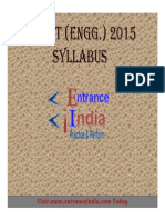 MU OET Engineering Syllabus by Entranceindia