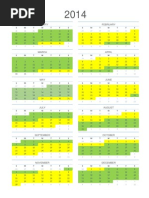 Mud Up Calendar - 2017 | PDF