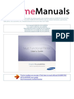 User Manual SAMSUNG SCX 6555NX E PDF