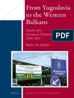 From Yugoslavia To The Western Balkans