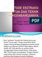 Metode Ekstraksi Parfum Dan Teknik Pengembangannya (2)