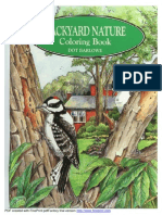 Backyard Nature Coloring Book