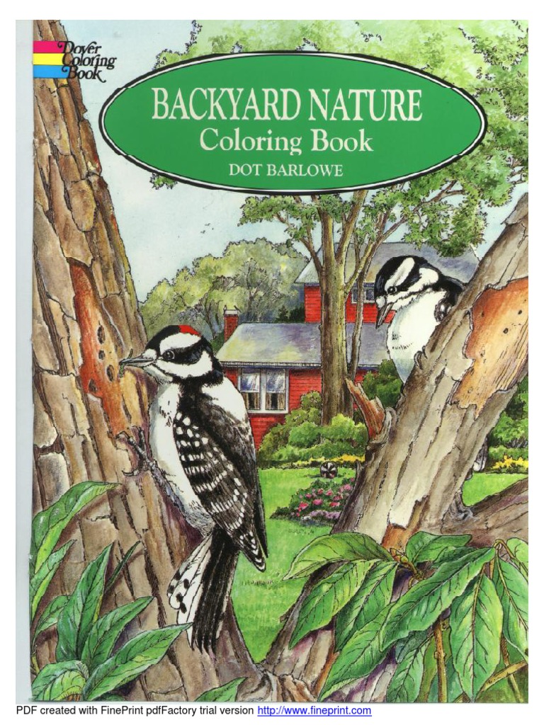 Backyard Nature Coloring Book | PDF | Computer File Formats | Computer File