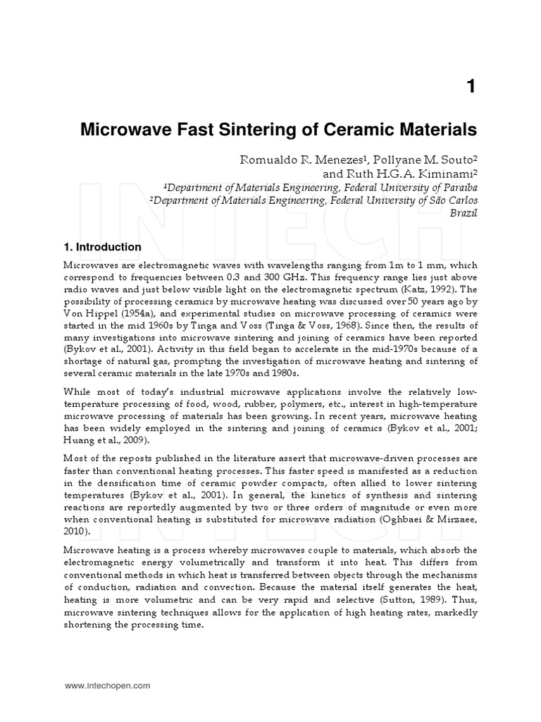 Sinterizare Zirconiu Si Carbura | PDF | Permittivity | Dielectric