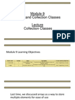 Arrays and Collection Classes Collection Classes