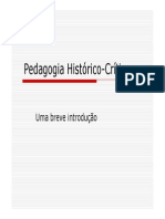 APR Pedagogia Histórico-Crítica