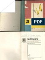 Matematică Elemente de Analiză Matematică, Clasa a XI-A, 1989 (1980,1982)