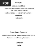 Equality of Vectors Lecture