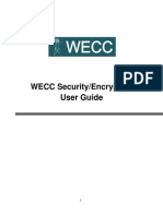 WECC Security/Encryption User Guide