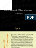 The Romantic Piano Concerto: Catalogue