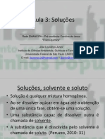 Aula 3 (Soluções) – Físico-química