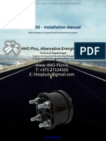 DC1500 - Installation Manual: WWW - HHO-Plus - LV T: +371 27124103