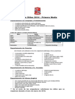 Lista de Utiles Ens. Media San Felipe 2014