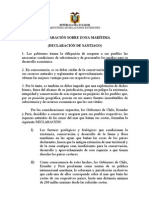 Declaración sobre Zona Marítima - Declaración de Santiago 