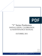 "V" Series Positioners: Installation, Calibration & Maintenance Manual OCTOBER, 2011