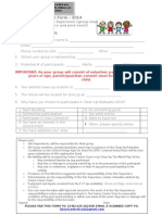 School Group Registration Form 2014