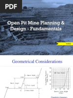 Open Pit Mine Planning Fundamentals | PDF | Geometry | Mining