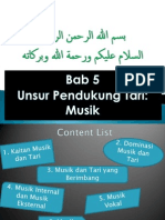 Senbud Unsur Pendukung Tari: Musik