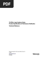 TLA7Bxx Logic Analyzer Series Product Specifications & Performance Verification Technical Reference