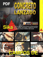 CONCRETO LANZADO - SHOTCRETE