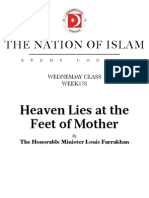 Heaven Lies at The Feet of Mother