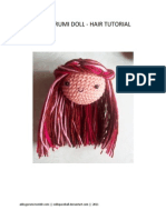 Amigurumi Doll Hair Tutorial - 4 Easy Steps