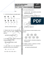 Examen Ejercicios Matemática Octubre