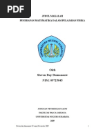 Download Penerapan Matematika Pada Fisika by Inneke Paulina Pattyranie SN23355457 doc pdf
