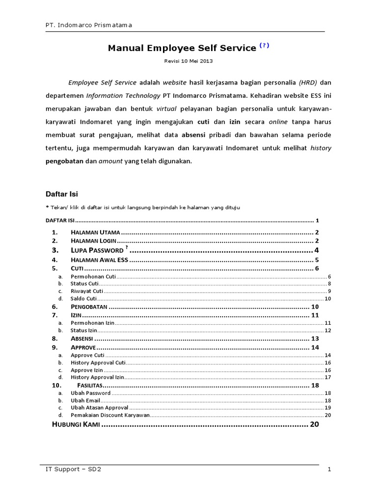 Contoh Slip Gaji Pt Indomarco Prismatama Guru Paud