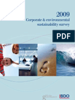 2009 Corporate and Environmental Sustainability Survey