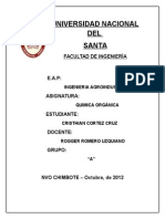 Practica 3 Quimi Organica FSDF