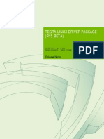Tegra Linux Driver Package Release Notes R15.Beta